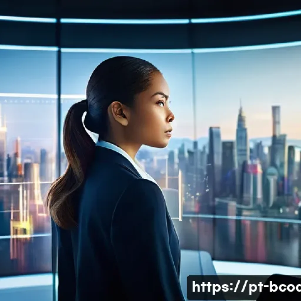 비즈니스 코칭 과정별 커리큘럼 - **Prompt 1: Strategic Vision Unveiled**
"A determined young female entrepreneur, dressed in smar...